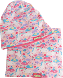 Reusch Kids Hat and Scarf Set 6589040 3748 pink 1